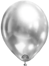 Ballons 12 Zoll, Brilliance, Silber 50 Stück