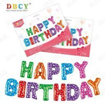 Set HAPPY BIRTHDAY farbige Luftballons (40 cm).)