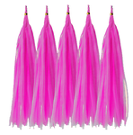 Raspberry Balloon Tail, Tassel (5pcs)