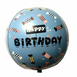 Foil Balloon 4D "Happy Birthday" 18" (45cm.)
