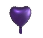 Foil balloon Heart, Purple 18" (45cm.)