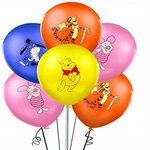 Bedruckte Winnie the Pooh Gummiballons (8 Stück).)