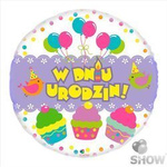 Folienballon Geburtstag 18" (45cm).)