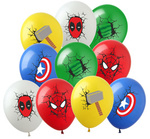Avengers bedruckte Gummiballons (10 Stück).)