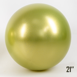 Giant 21" CHROME Ballon, Fistach (1 Stück).)