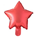 Foil balloon Star, Red 10" (25cm.)
