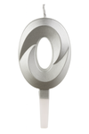 Golden Number '0' Candle