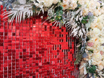 Shimmer Walls Holo Red (30cm*30cm)