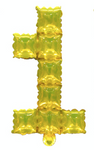 Foliennummer POP IT 1 Gold (40cm)