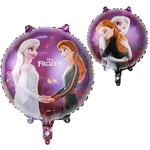 Folienballon 2-seitig Frozen Elza, Anna 18" (45cm).)