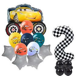 2er-Set Cars Folien- und Gummiballons mit Aufdruck