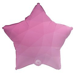 Folie Star Pink Farbverlauf 18" (45cm).)
