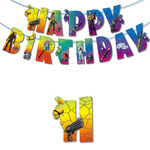 Happy Birthday Sonic paper garland (1 pc)