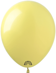 Premium SHOW Gummiballons 5 Zoll, Macaron Gelb (021)