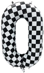 Foil Balloon Number "0" Race (100cm.)