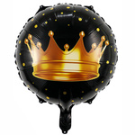 Foil Balloon "Gold Crown" 18" (45cm.)