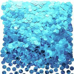 Konfetti für Luftballons Blaue Kreise (50g).)