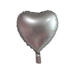 Folie Herz Silber 18" (45cm).)