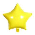 Foil balloon Star, Pastel Yellow 18" (45cm.)