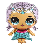 Folienballon LOL Girl (49cm*80cm)