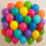 Ballons 12" (30 cm), gelb (100 Stück)./ Packung.)
