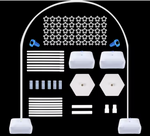 Verstellbarer Ballonbogen zur Herstellung von Girlanden (1 Stück).)