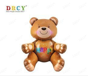 3D Stehender Teddybär Folienballon