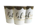 Paper Cups "For Birthday" (10 pcs.)