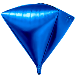 Blauer Diamant-Ballon (24 Zoll)