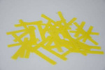 Ballon-Konfetti Gelbe Streifen (50g).)