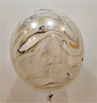Riesiger 21" marmorierter Goldballon (1 Stück).)