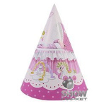 Papier-Trolley-Kappen Rosa (1pc).)