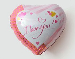 Foil Balloon "I Love You" 18" (45cm.)