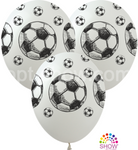 Balloons 12" with print "Football" (10 pcs.)