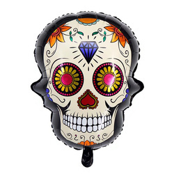 Folienballon Czaska, Halloween, (65cm*50cm)
