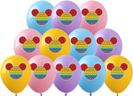 Balloons 12" with Print "Pop It" (10 pcs.)