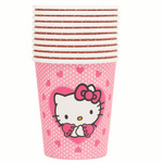 Papierowe Kubeczki Hello Kitty – 10 szt. (8,5 cm)