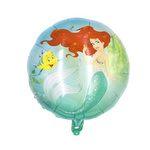 Prinzessin, Meerjungfrau Ariel 18" (45cm) Folienballon.)