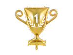 Foil Balloon Champion, 64x61cm, złoty , Patrtydeco