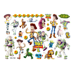 Toy Story"-Tattoos für Kinder - Ein buntes Abenteuer mit deinen Lieblingsfiguren! (1 Stück)