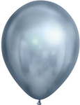 Ballons 12" Chrom, Wasser Blau (50 Stück)./ Packung.)