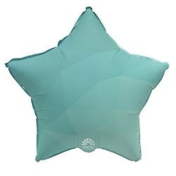 Stern Türkis Farbverlauf 18" (45cm).)