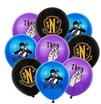 Mittwoch bedruckte Gummiballons (6 Stück).)