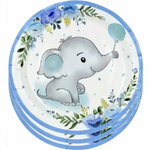 Pappbecher Baby Elefant - 10 Stück.