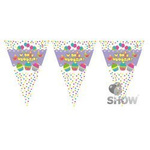 Paper Garland "W Dniu Urodzin" (1pack.)