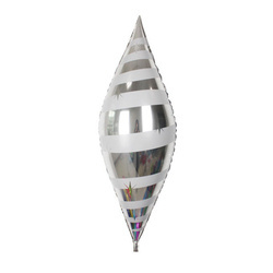 Folienballon Silver Drop (46x106cm.)