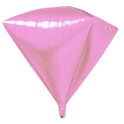 Rosa Diamant-Ballon (24 Zoll)
