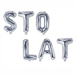 Balony Złote "STO LAT" (40 cm.)