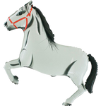 Foil Balloon "White Horse" Grabo