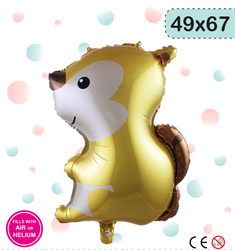 Folienballon Eichhörnchen (49cm*67cm)